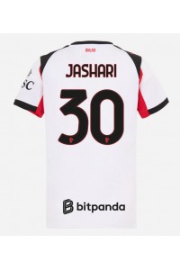 AC Milan Ardon Jashari #30 Jalkapallovaatteet Naisten Vieraspaita 2025-26 Lyhythihainen